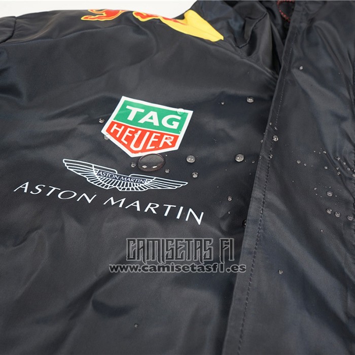 Rompevientos con Capucha del Red Bull Racing F1 2021 Negro Rojo